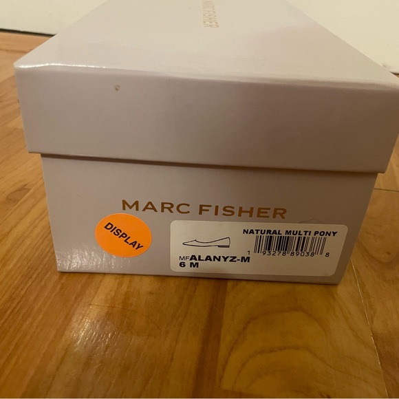 Marc Fisher “Elany” pony hair leopard flat NEW IN BOX - Picture 5 of 5